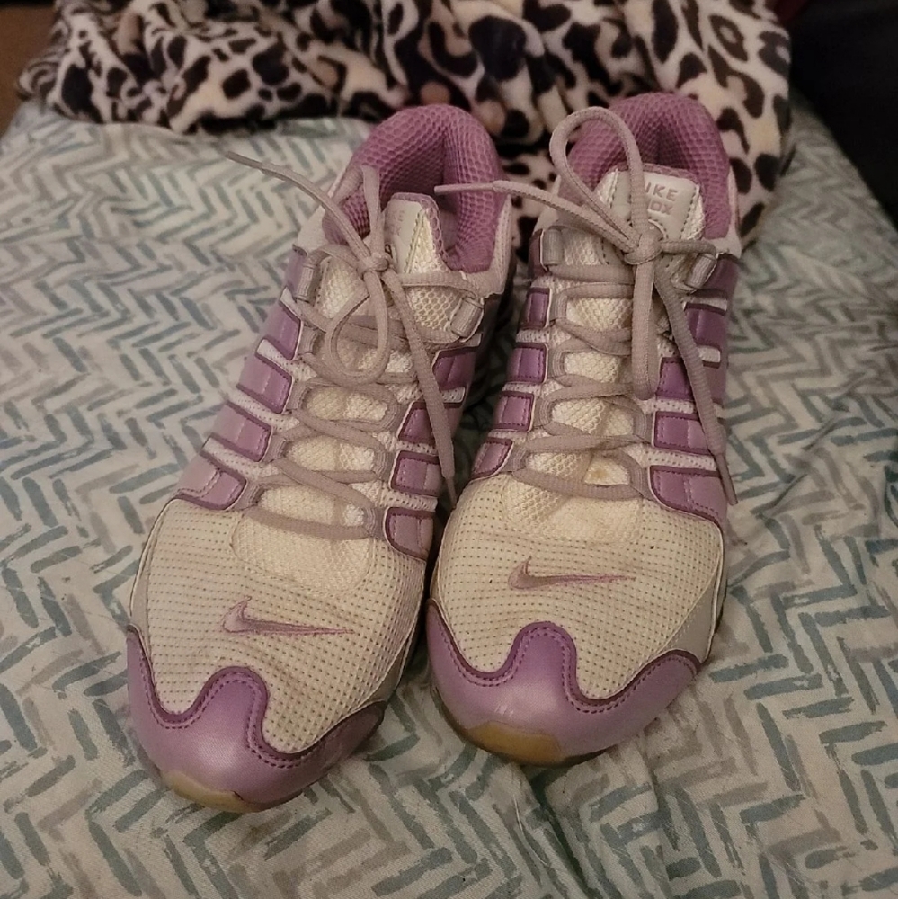 Purple nike shox size 11 womens